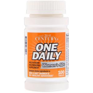 21st Century One Daily, Women's 50+, Multivitamin Multimineral, 100 Tablets