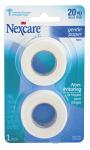Nexcare Gentle First Aid Tape, Paper, Hypoallergenic, 1 Inch X 10 Yards, White, 2 Count, #781-2PK