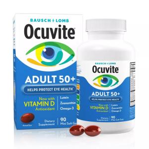 Ocuvite Bausch & Lomb Adult 50+ Eye Vitamin & Mineral Supplement Mini Gels