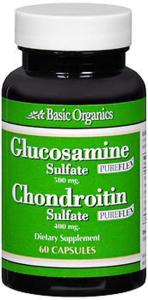 Basic Organics Glucosamine Sulfate And Chondroitin Capsule 60 Caps