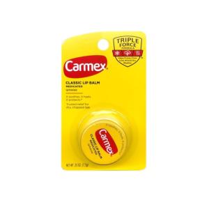 Carmex Classic Medicated Lip Balm Jar, Original, 0.25 Oz