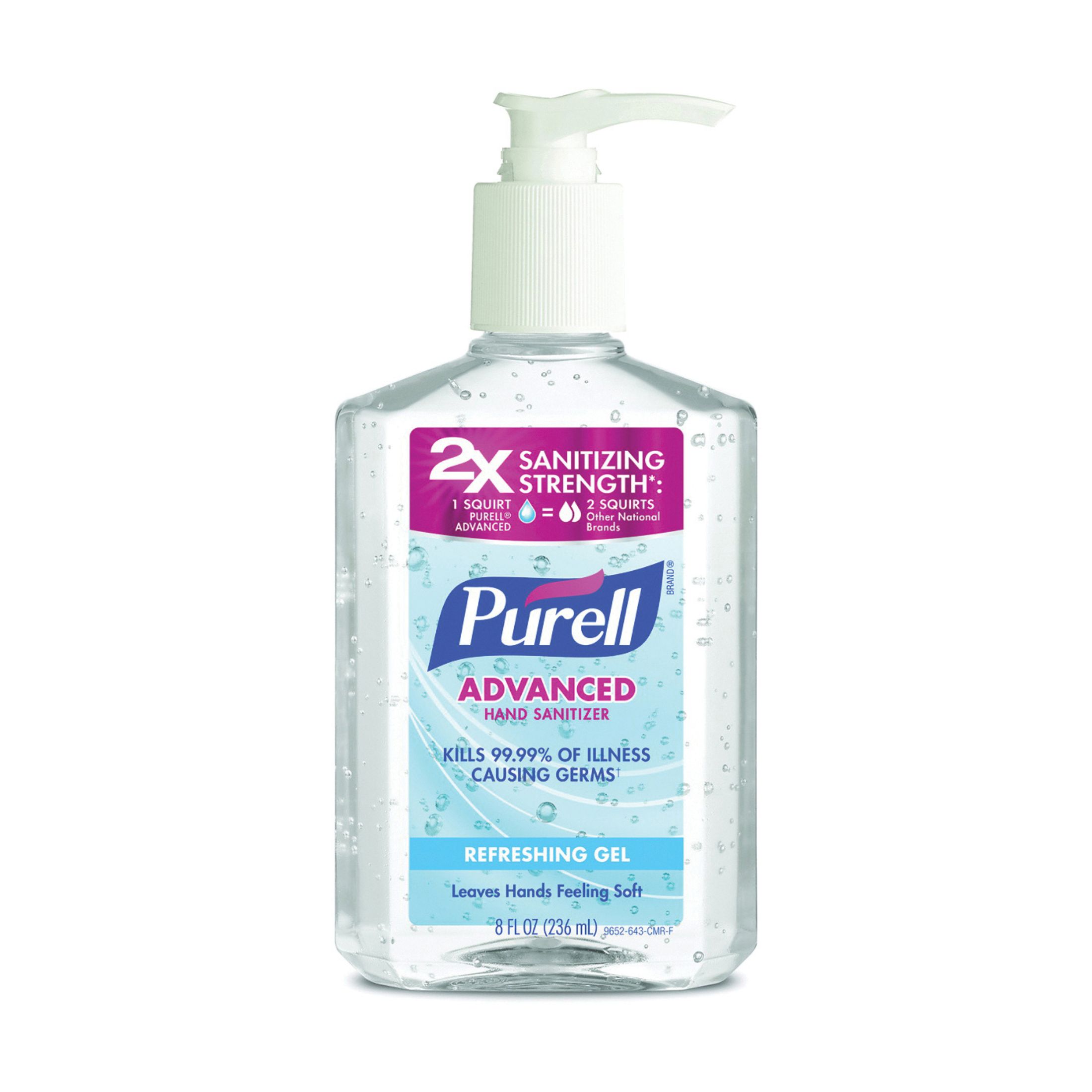 Purell Refreshing Gel Advanced Hand Sanitizer Pump Bottle