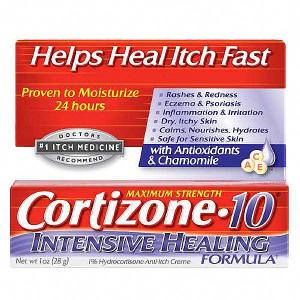 Cortizone 10 Intense Healing Formula 1% Hydrocortisone Anti-Itch Creme 1.25oz