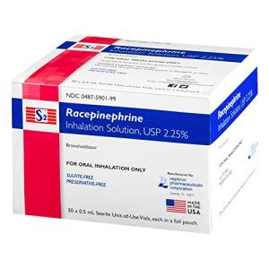 Nephron Pharmaceutical 12458900 S2 Racepinephrine Inhalation Solution