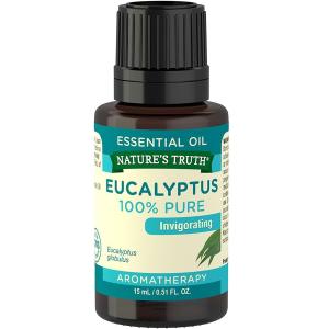 Nature's Truth Pure Essential Oil, Eucalyptus, Invigorating, Aromatherapy 0.51 Fl Oz