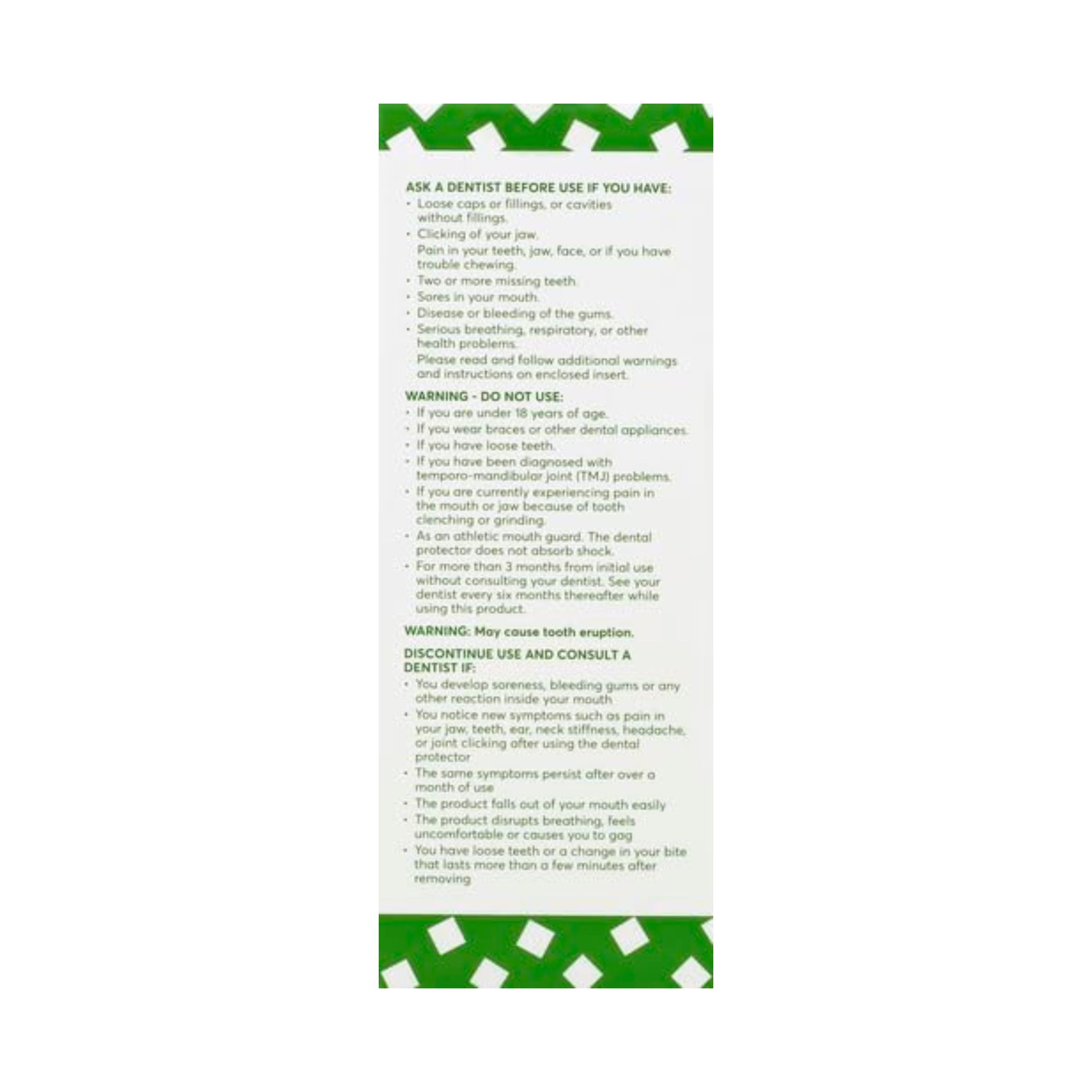 Plackers Grind No More Dental Night Protector - 10ct
