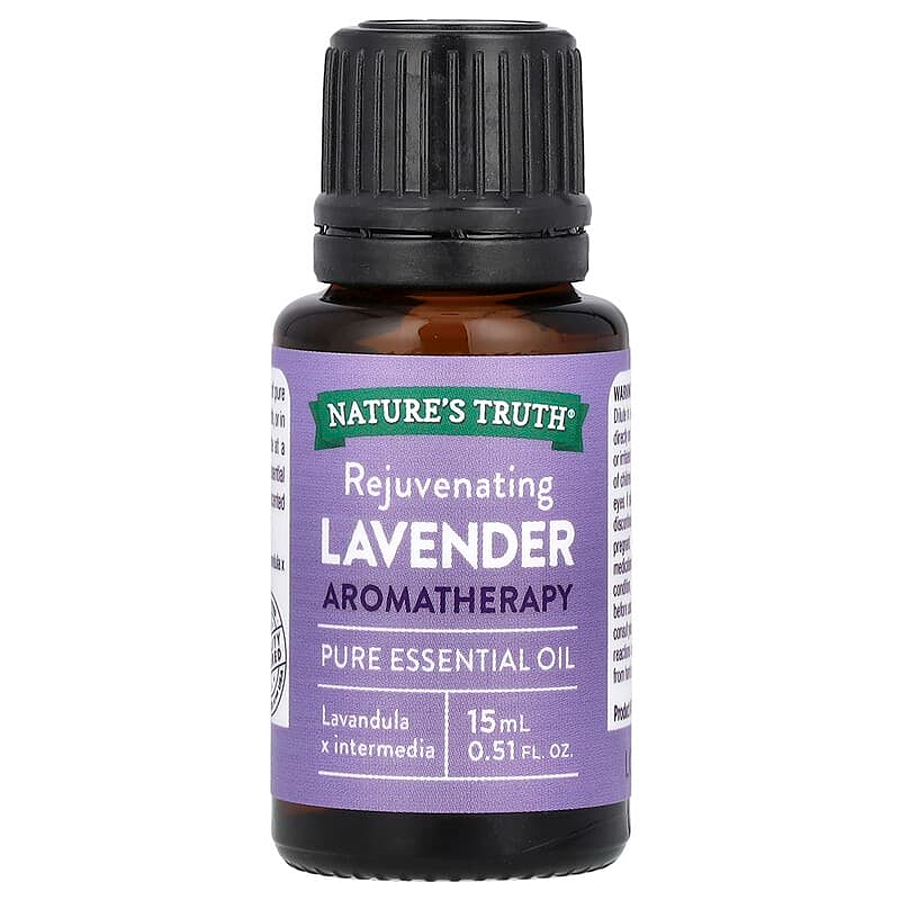 Nature's Truth Pure Essential Oil, Aromatherapy, Lavender, 0.51 Fl Oz