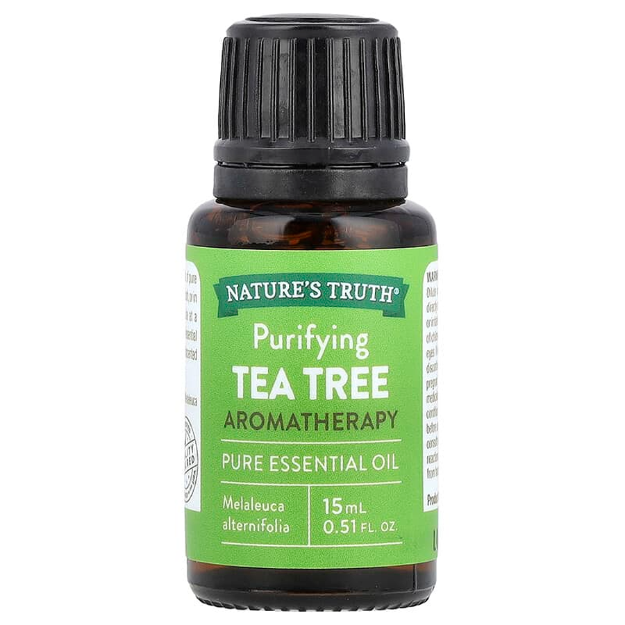 Nature's Truth Essential Oil, Pure, Tea Tree, Aromatherapy 0.51 Fl Oz