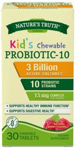 Nature's Truth Probiotic 14, Just 4 Kidz, Chewable Tablets, Natural Berry Flavor