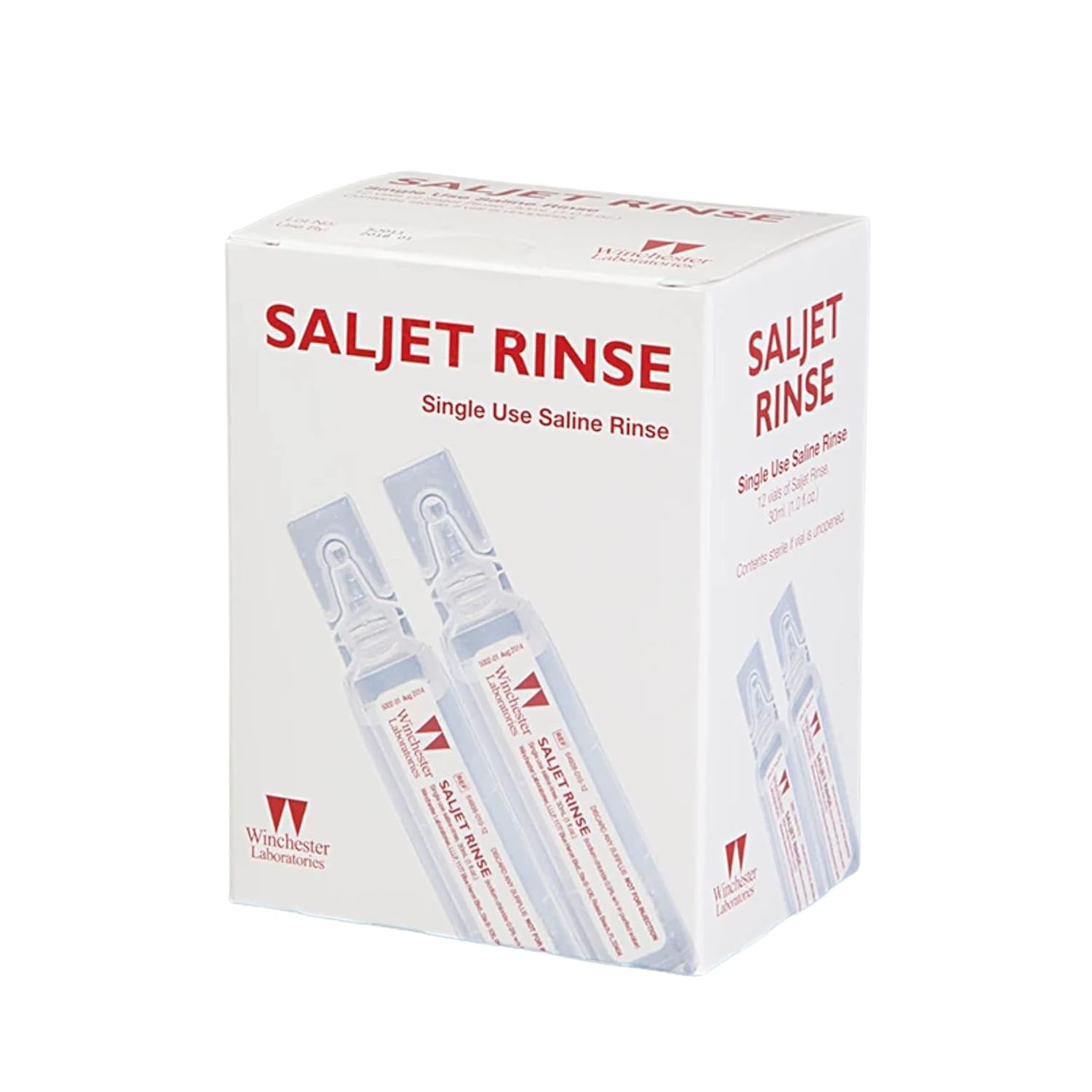 Saljet Single Use Saline Rinse 30mlX12ct