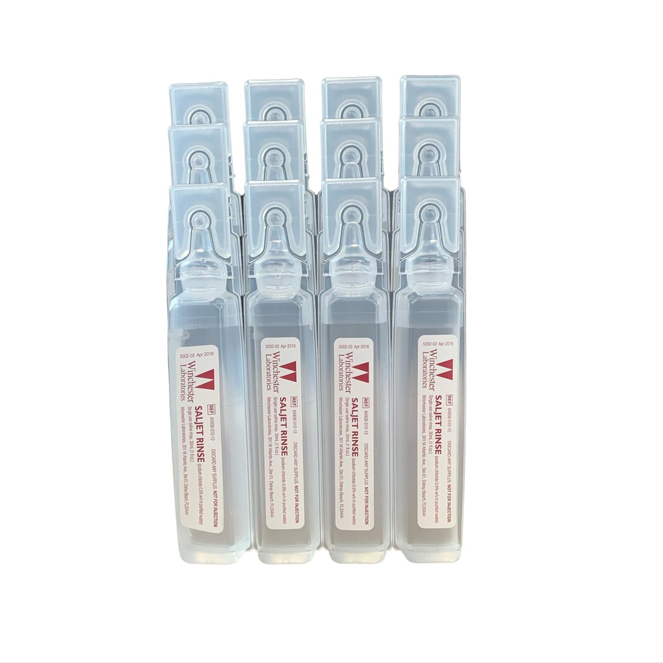 Saljet Single Use Saline Rinse 30mlX12ct