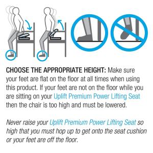 Carex Uplift Premium Power Seat 20" Wide