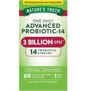 Nature's Truth Advanced Probiotic 14, 8.5 Mg, Capsules