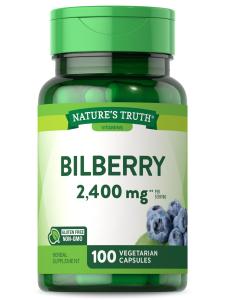 Nature's Truth Bilberry 2400 Mg Capsules