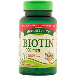 Nature's Truth Biotin, 1000 Mcg, Tablets