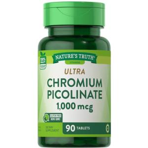 Nature's Truth Ultra Chromium Picolinate, 1.000 Mcg, 90 Tablets