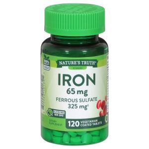 Nature's Truth Iron 65 Mg Ferrous Sulfate Coated Tablets