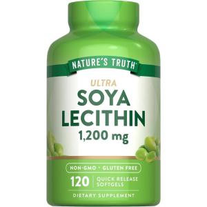 Nature's Truth Ultra Soya Lecithin Softgels 1200 Mg
