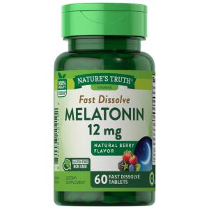 Nature's Truth Natural Berry Flavor Fast Dissolve Tablets 12 Mg Sleep Melatonin