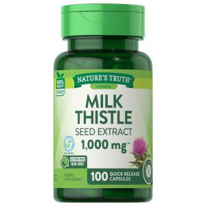 Nature's Truth Milk Thistle Seed Extract 1000 Mg Capsules