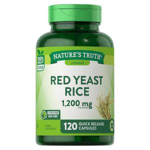 Nature's Truth Red Yeast Rice , 1,200 Mg , 120 Quick Release Capsules