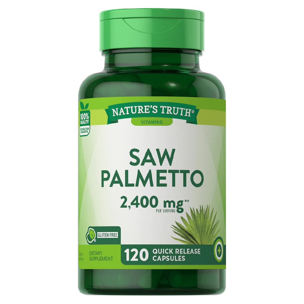 Nature's Truth Saw Palmetto 2400 Mg Quick Release Capsules