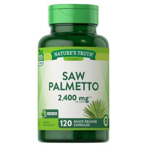 Nature's Truth Saw Palmetto 2400 Mg Quick Release Capsules