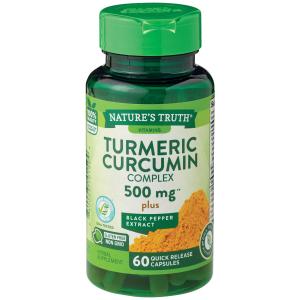 Nature's Truth Turmeric Curcumin Complex 500 Mg Plus Black Pepper Extract