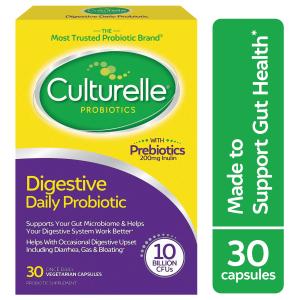Culturelle Probiotics, Digestive Daily Probiotic, 30 Vegetarian Capsules