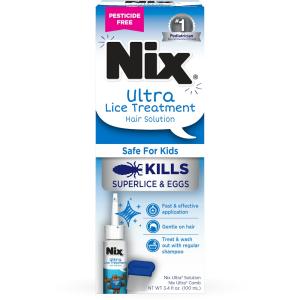 Nix Ultra 2-In-1 Lice Treatment Liquid, 3.4 Oz