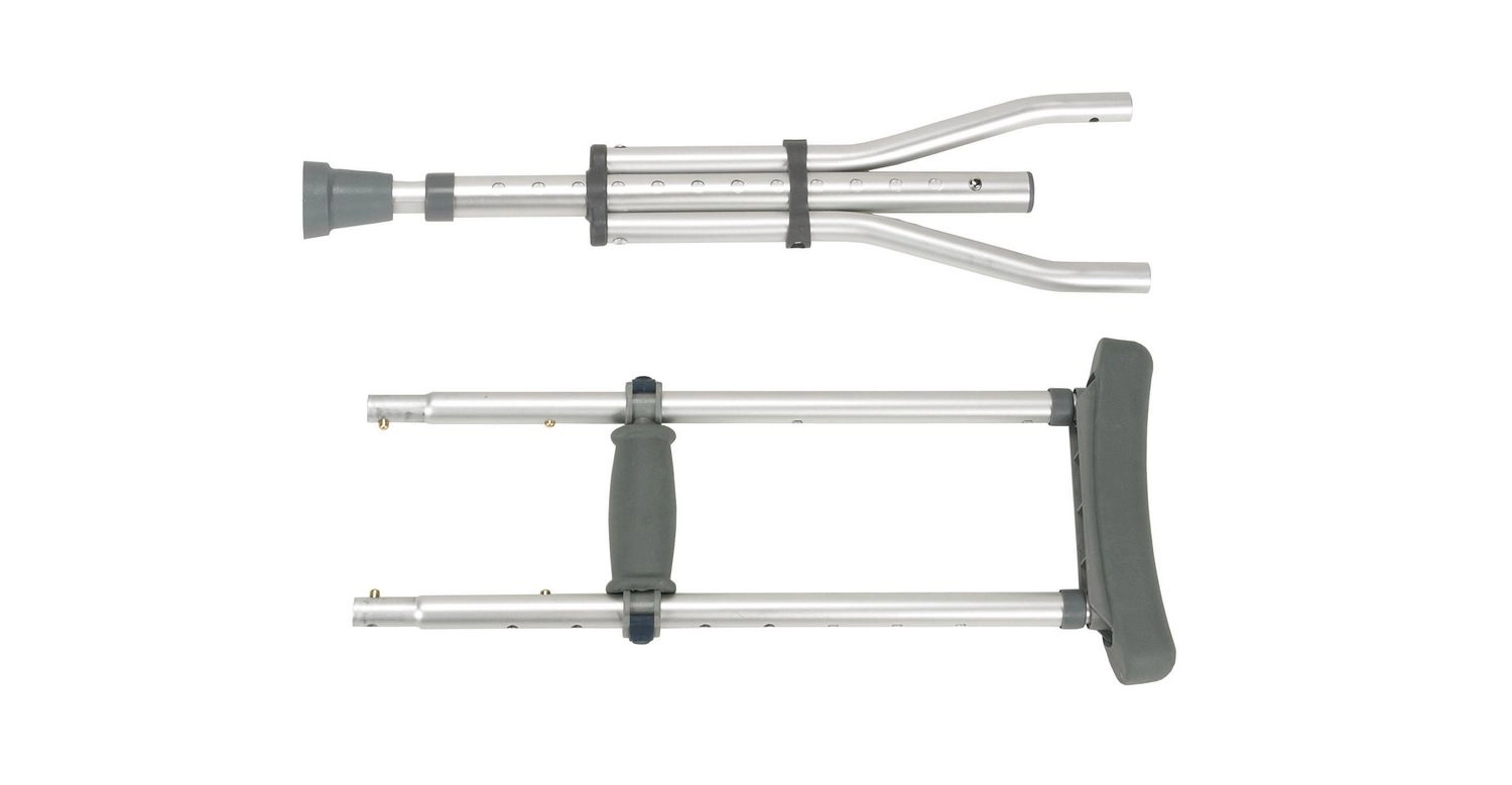 Drive Medical Knock Down Universal Aluminum Crutches, 1 Pair