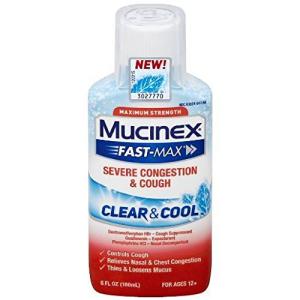 Mucinex DM Clear & Cool Severe Congestion & Cough Liquid