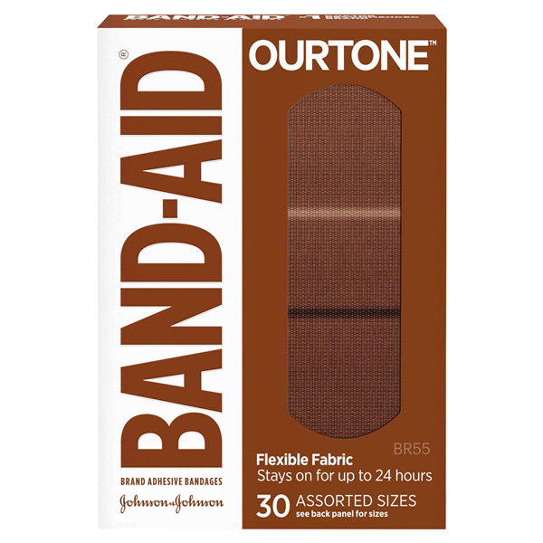 Band-Aid Ourtone Flex Fabric, Assorted Sizes