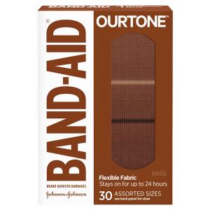Band-Aid Ourtone Flex Fabric, Assorted Sizes
