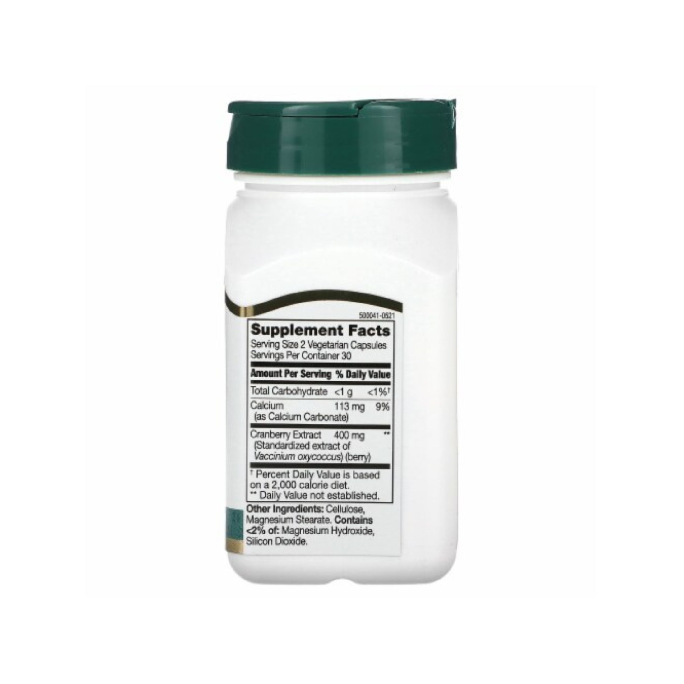 21st Century Cranberry Extract, Standardized, Vegetarian Capsules