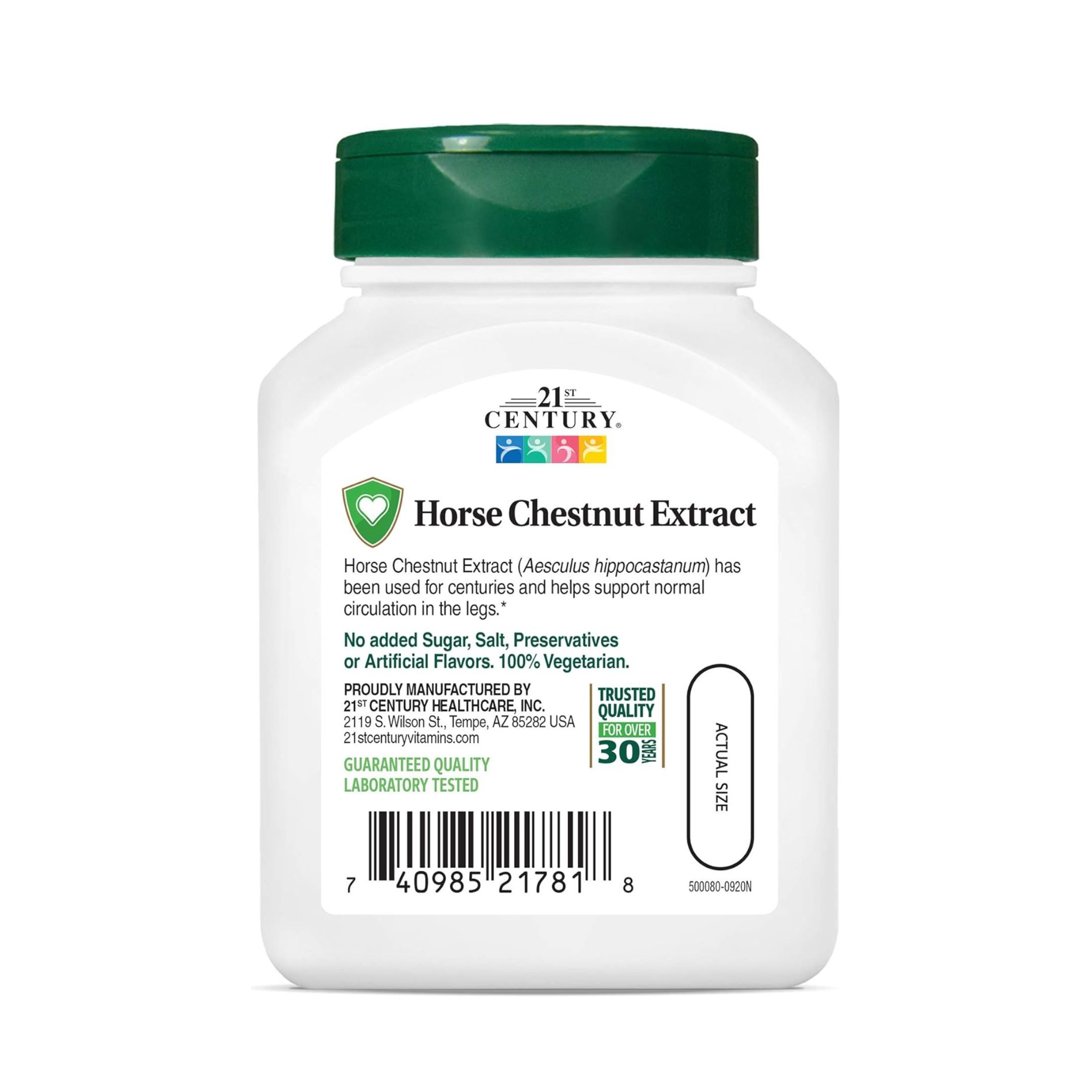 21st Century Horse Chestnut Seed Extract - 60 Vegetarian Capsules