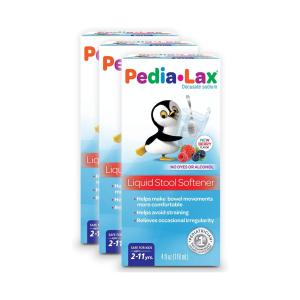 Pedia-Lax Liquid Stool Softener For Kids Ages - 2-11 - Berry - 4 Fl Oz