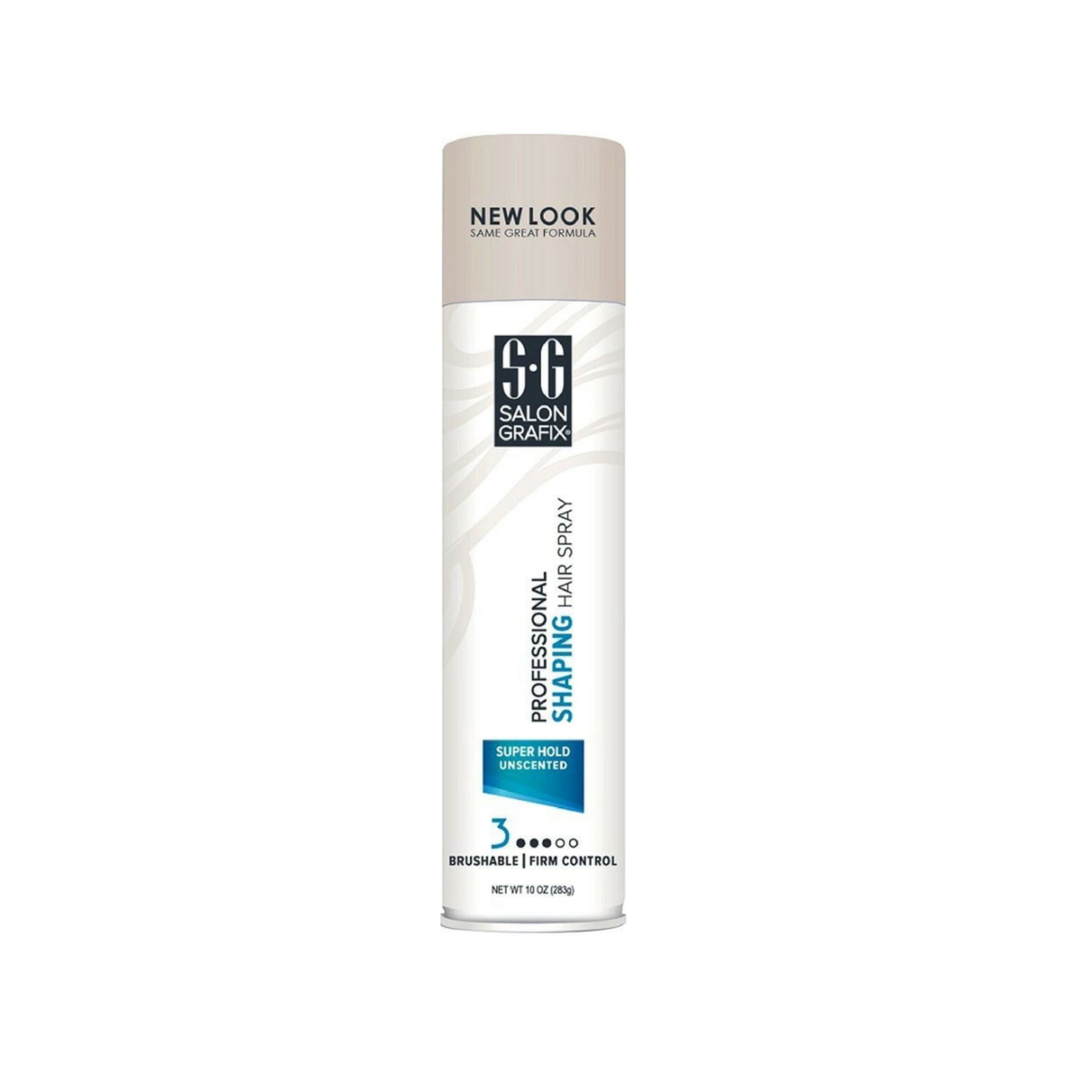Salon Grafix Professional Super Hold Unscented Shaping Hair Spray 10 Oz. Aerosol Can