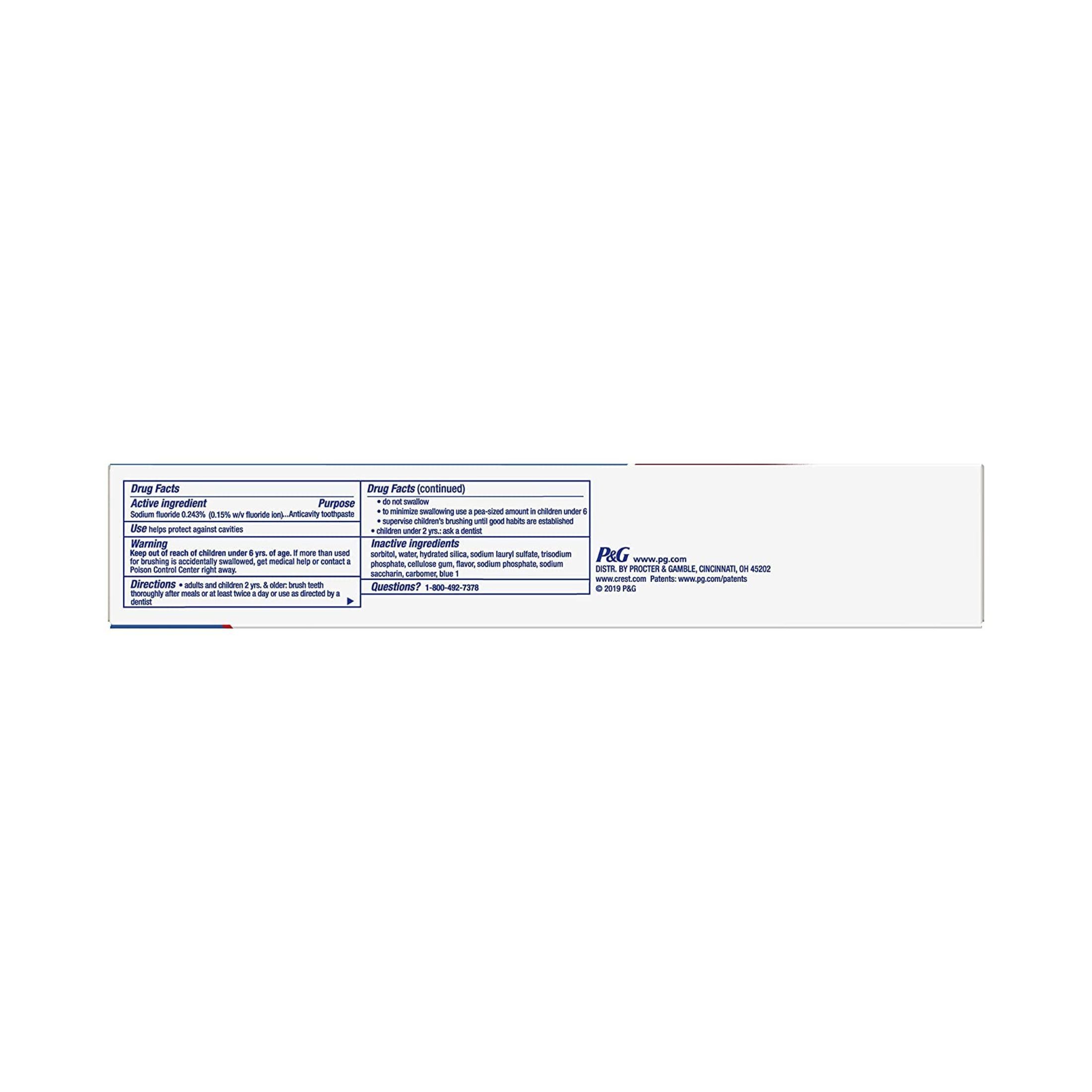 Crest Cavity Protection Toothpaste, Fluoride Anticavity, Cool Mint, Gel