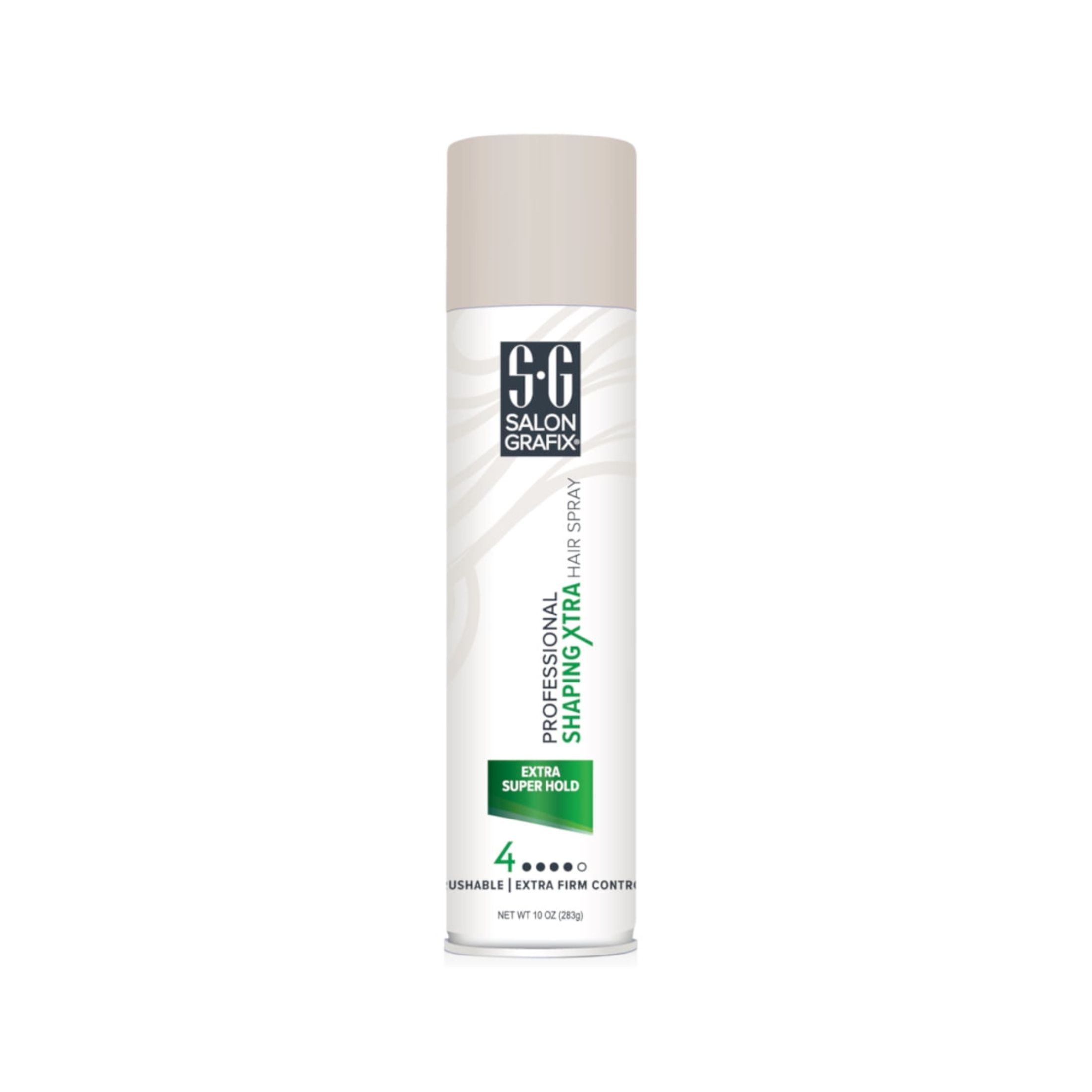 Salon Grafix Professional Extra Super Hold Shaping Hair Spray 10 Oz. Aerosol Can