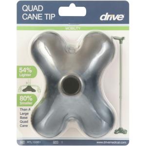 Drive Medical Quad Support Cane Tip, Black
