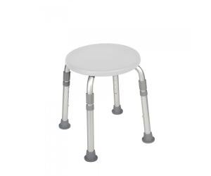 Drive Medical Adjustable Height Bath Stool, White