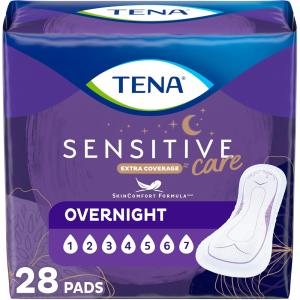 Tena Intimates Extra Coverage Overnight Incontinence Pads