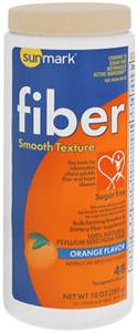 Sunmark Fiber Laxative Sugar Free Smooth Texture Orange - 10 Oz