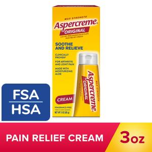 Aspercreme Original Max Strength Pain Relief Cream 3 Oz
