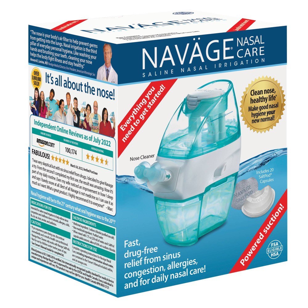 Navage Saline Nasal Irrigation Starter Kit