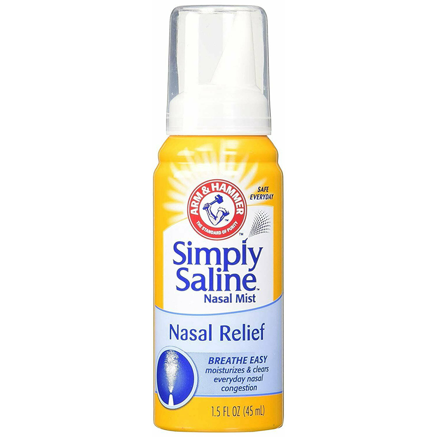 Arm & Hammer Saline Nasal Mist, Sterile, Simply Saline, 1.5 Oz