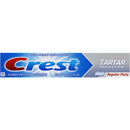 Crest Tartar Protection Toothpaste, Fluoride Anticavity, Regular Paste