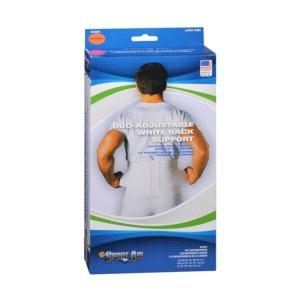 Sportaid Sport Aid Duo-Adjustable White Back Support XS/SM - 1 Ea