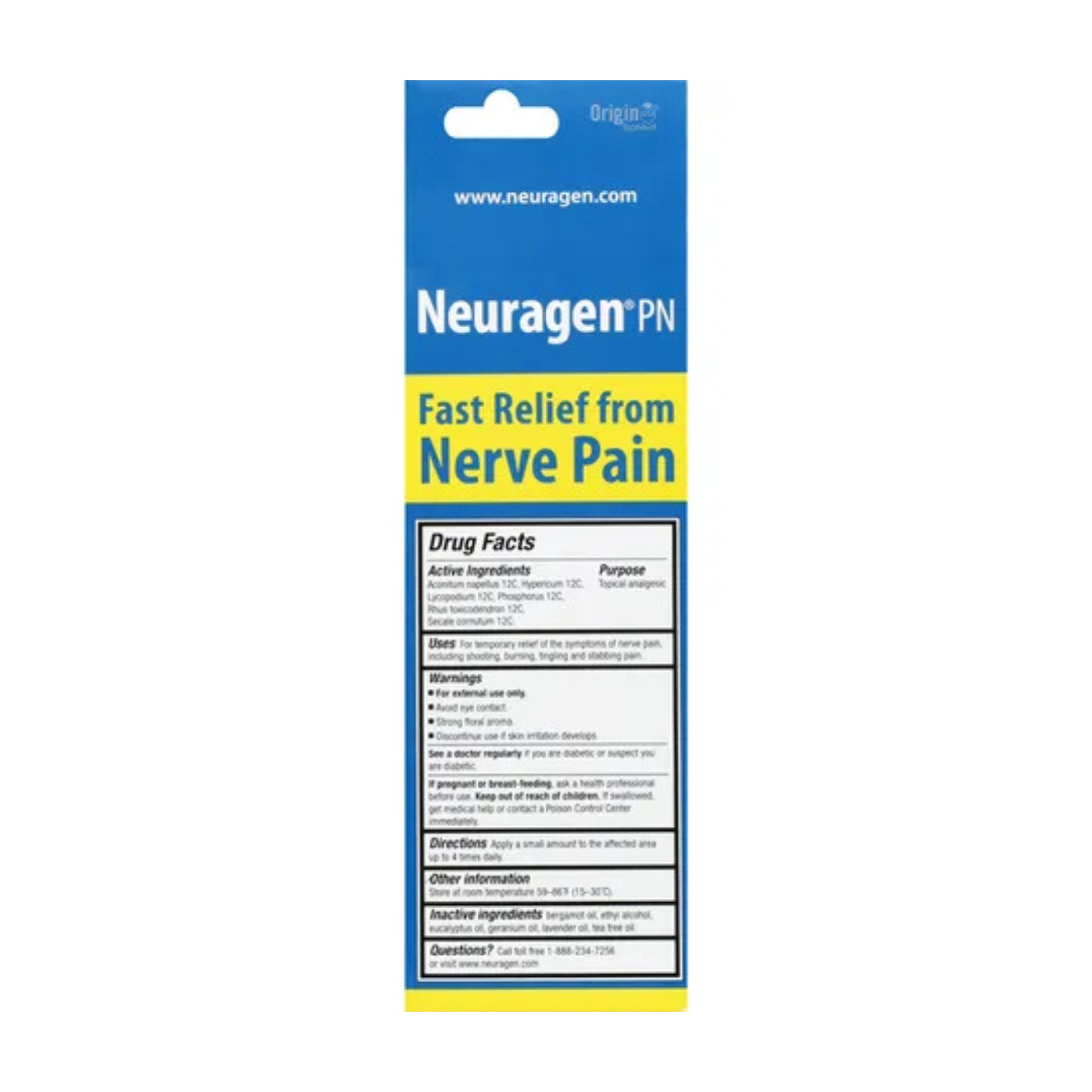 Neuragen PN Topical Pain Relief Solution - 0.5 Oz